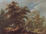 KEIRINCKX, Alexander Hunters in a Forest oil painting artist